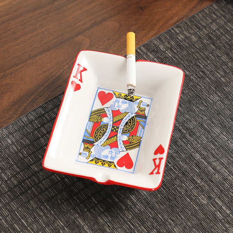 Board Game Hotel - Creative Ceramic Ashtray for Home Office