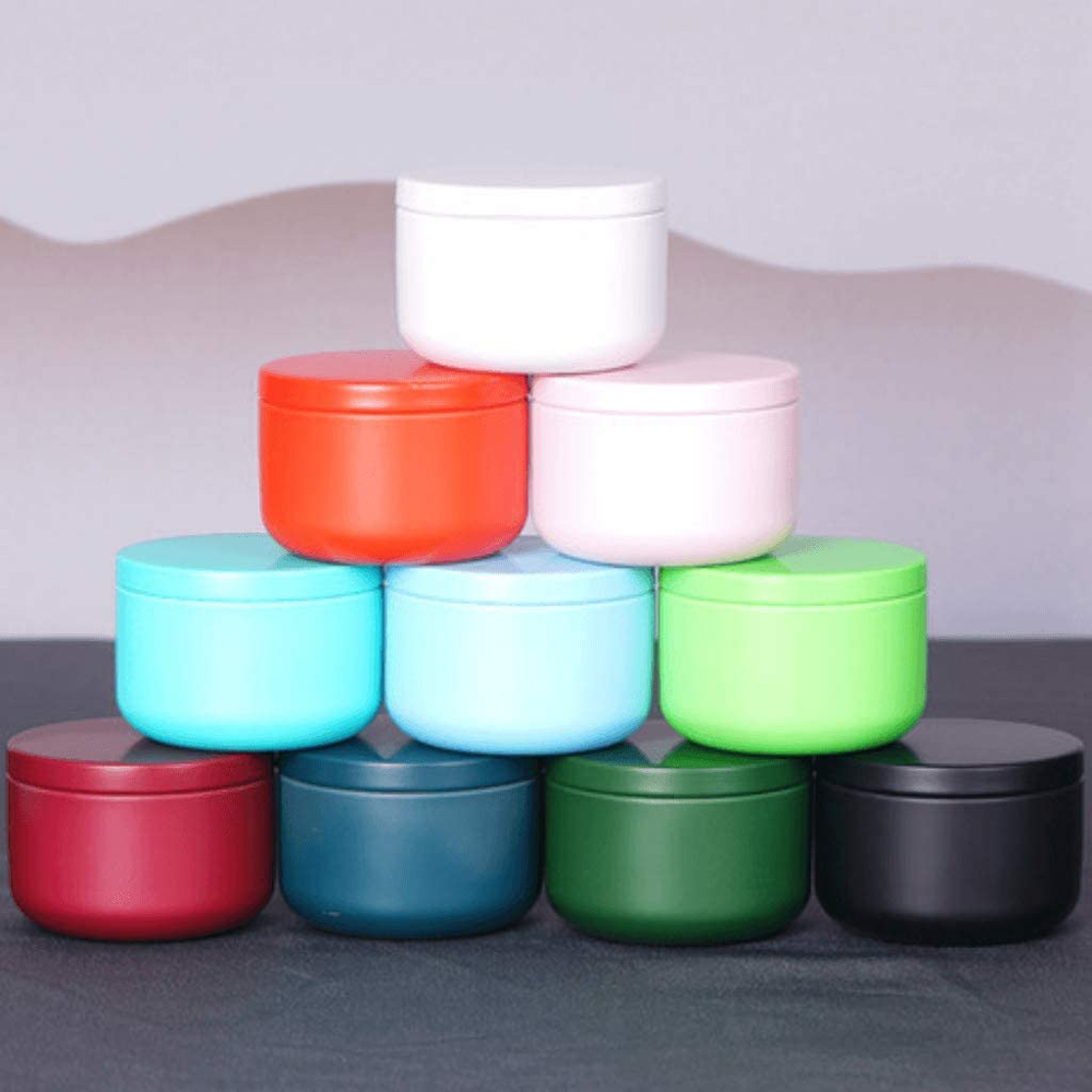 Token Tray Organizer - Tea Can with Airtight Lids Tinplate