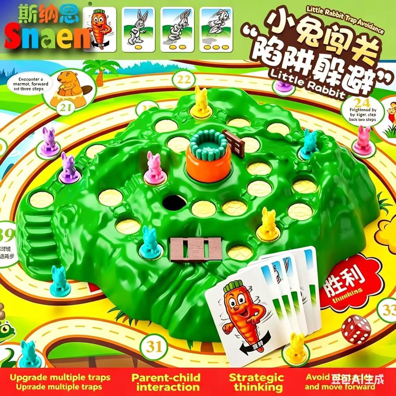 Hot Sale Fun Toy Rabbit Trap U - Board Game Heat 评论和价格