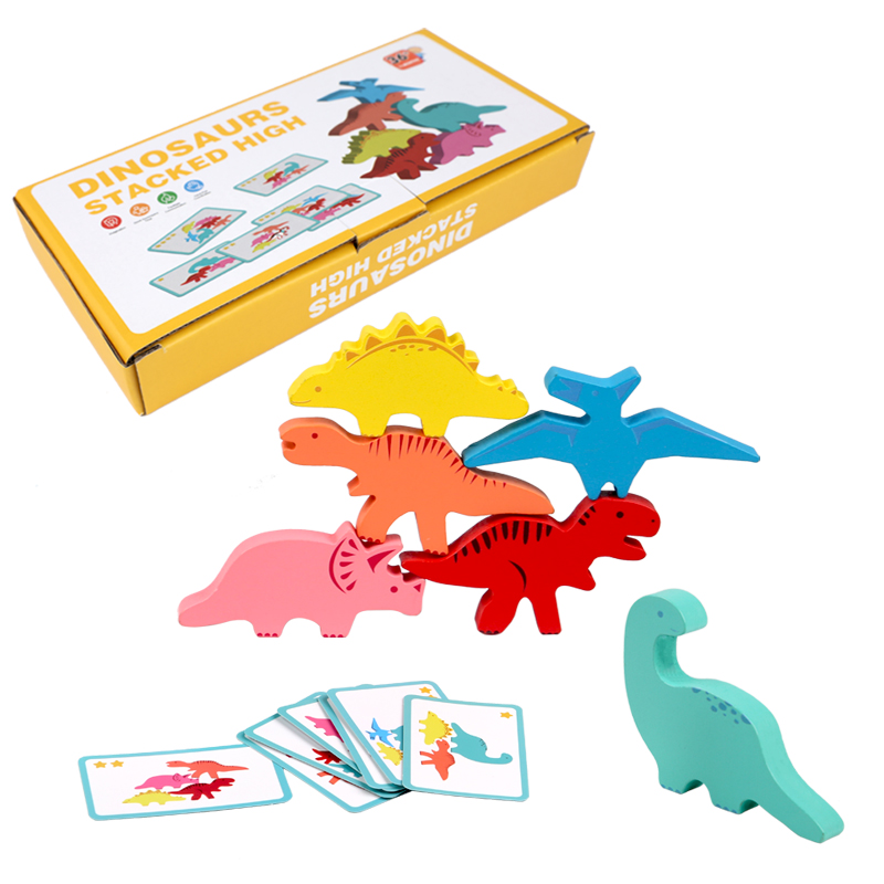 Wooden Balance Blocks Toys For - Board Game Nature 评论和价格