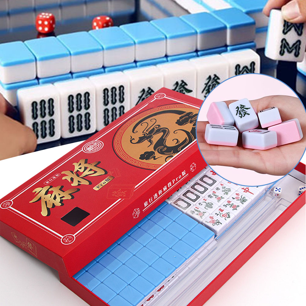 Portable Travel Mini Mahjong S - Board Game Name 评论和价格