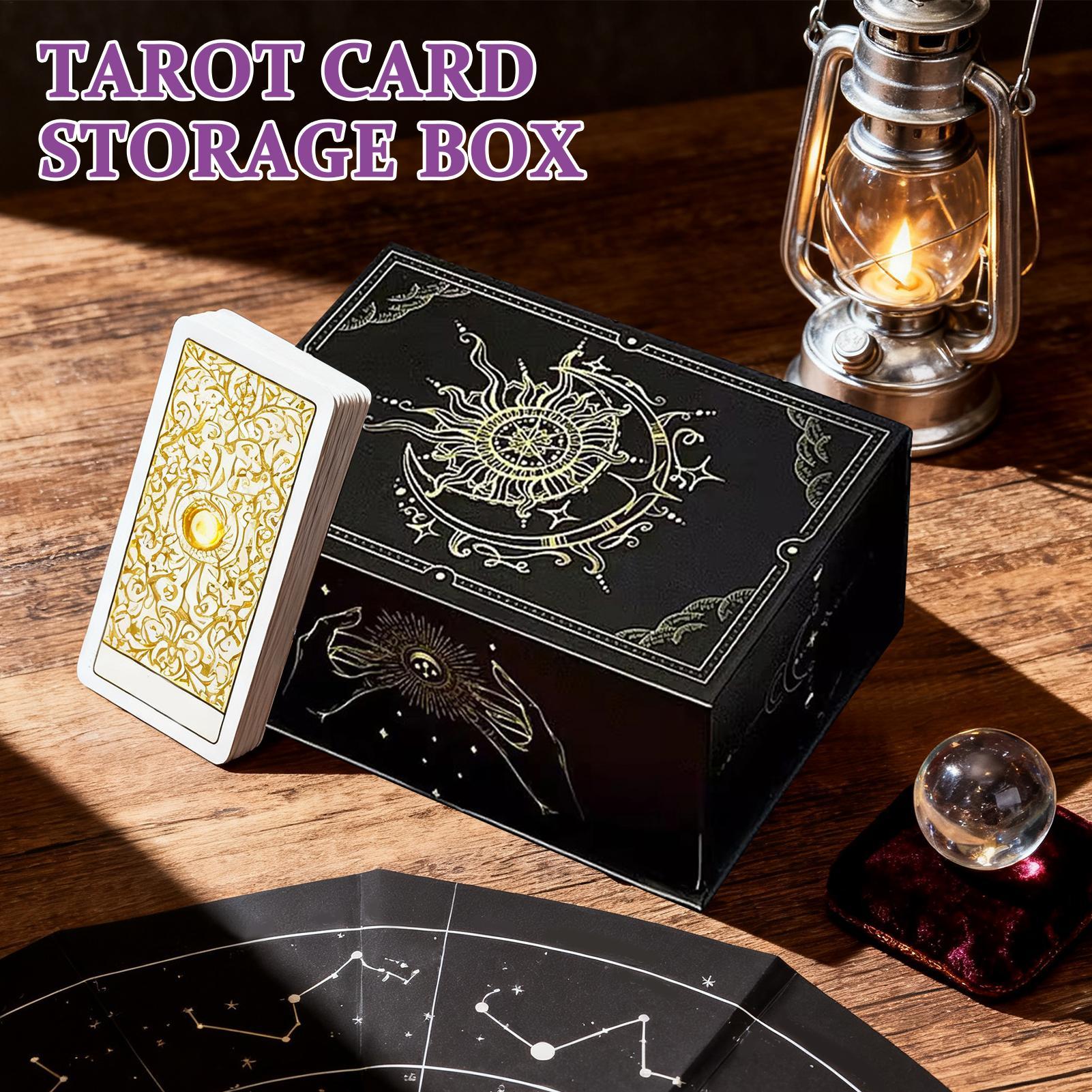 Magnetic Lid Tarot Card Box, P - Token Tray Organizer 评论和价格