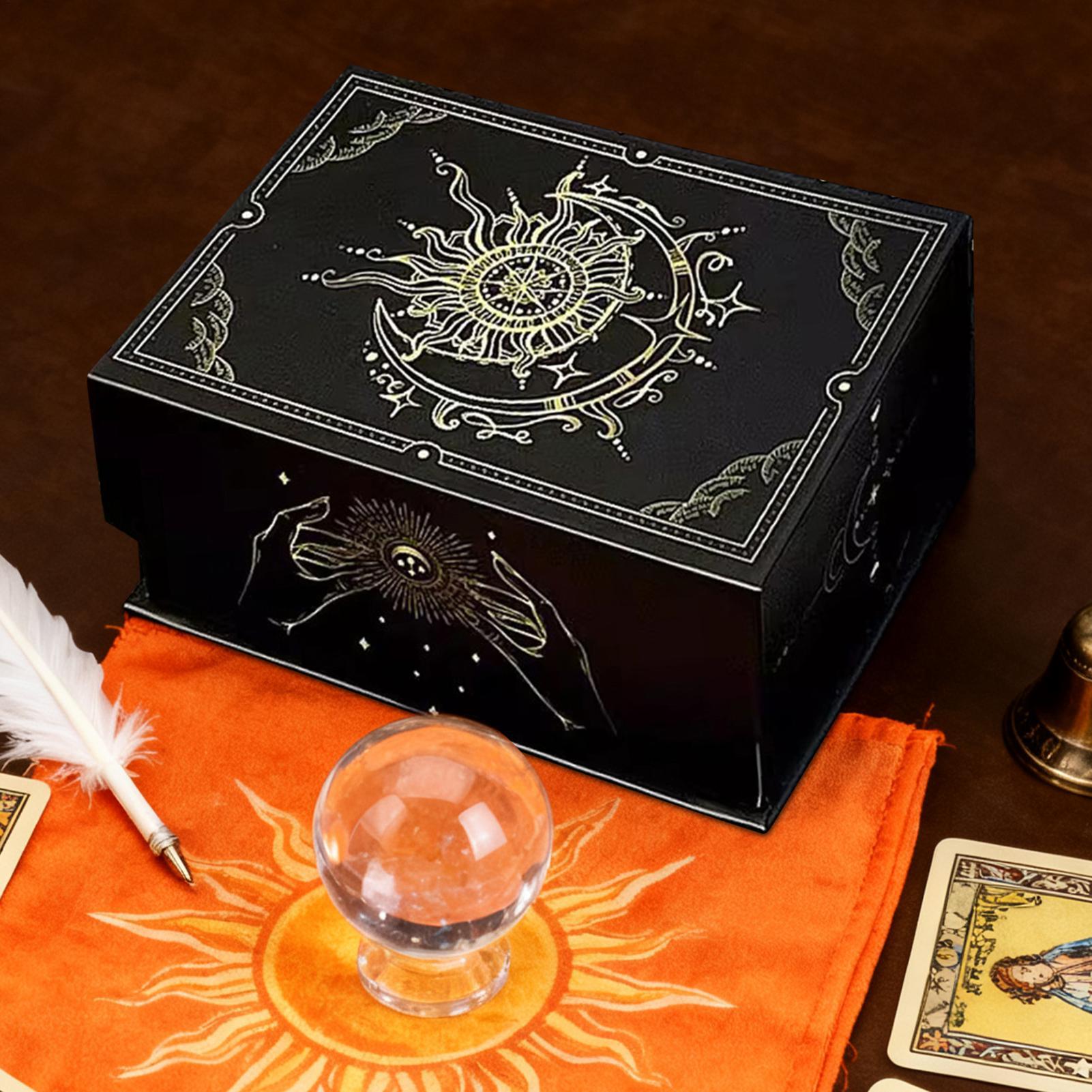 Magnetic Lid Tarot Card Box, P - Token Tray Organizer 评论和价格