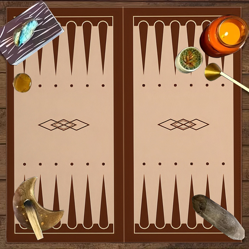 1pc Brown Backgammon Board Pri - Board Game Hotel 评论和价格