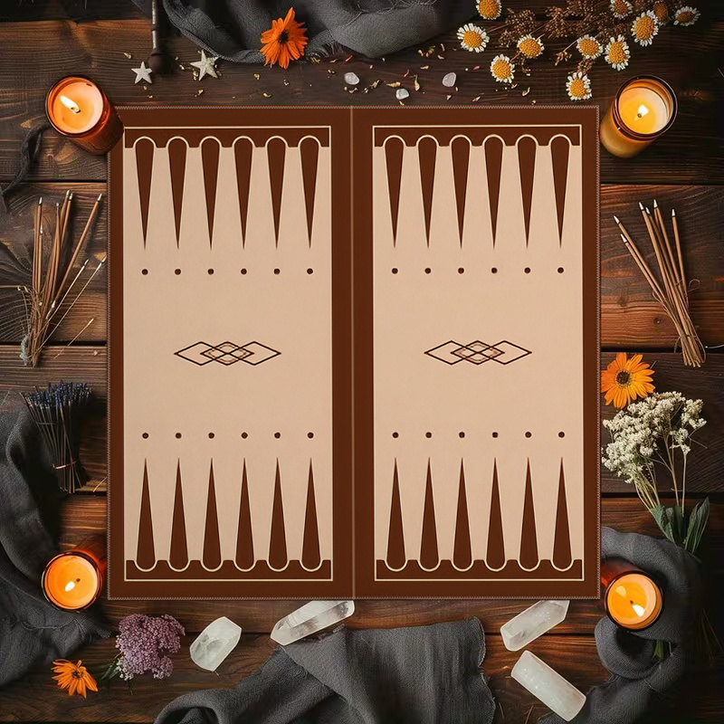 1pc Brown Backgammon Board Pri - Board Game Hotel 评论和价格
