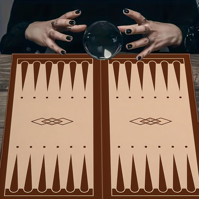 1pc Brown Backgammon Board Pri - Board Game Hotel 评论和价格