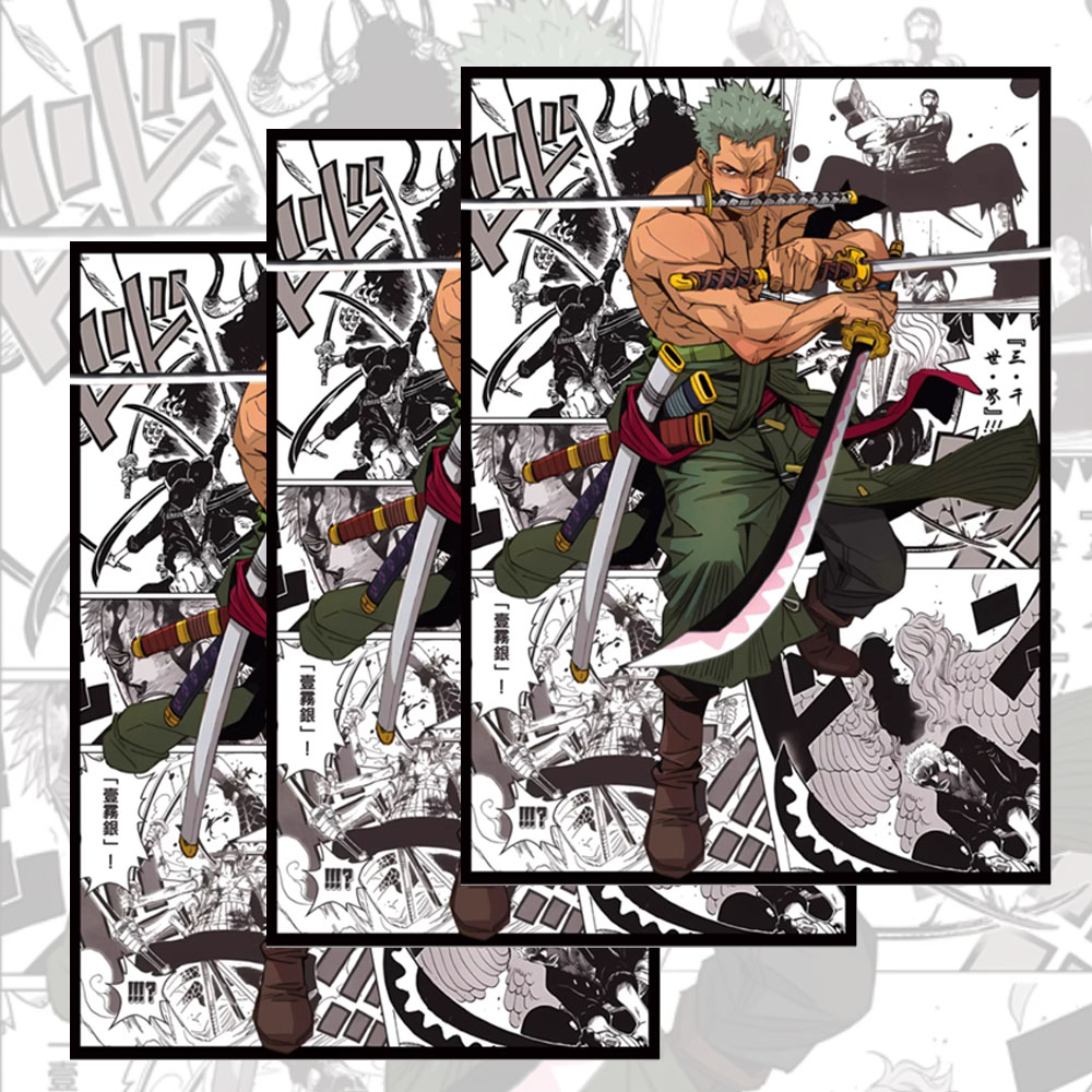 60PCS 66x91mm One Piece Anime  - Board Game Research 评论和价格
