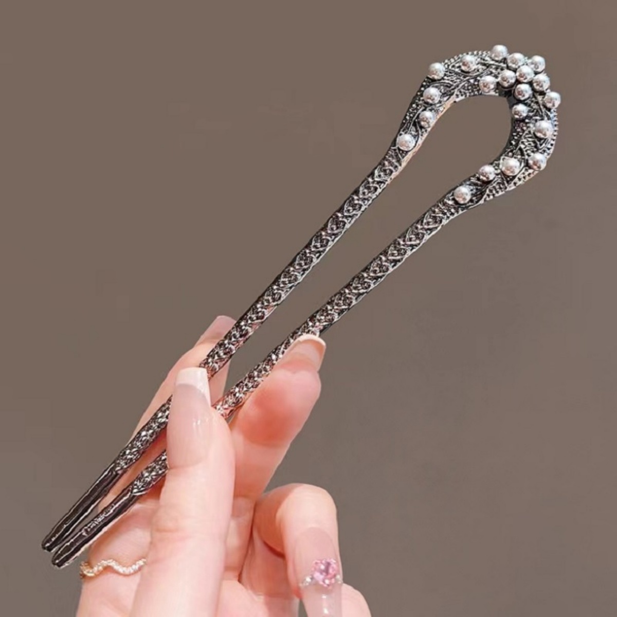 New Pearl U Shaped Hairpin For - Board Game Go 评论和价格