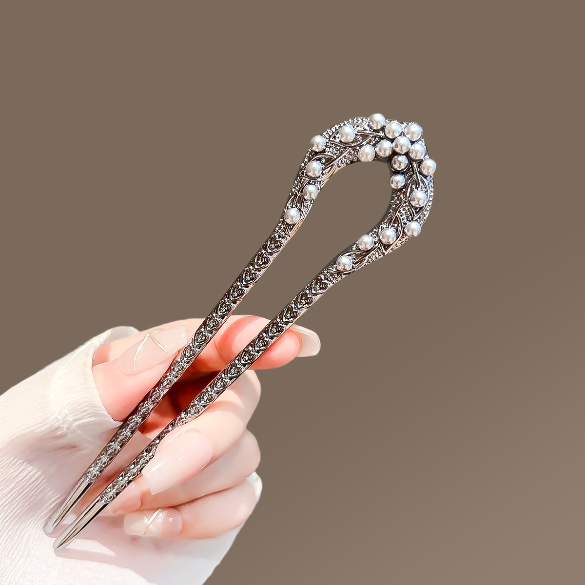 New Pearl U Shaped Hairpin For - Board Game Go 评论和价格