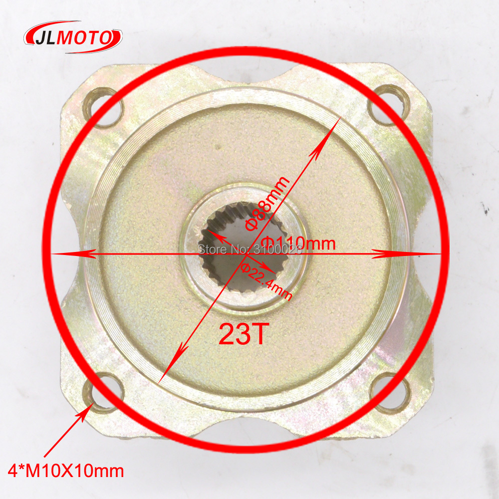23T 110*4 STUD M10 Rear Wheel  - Board Game Go 评论和价格