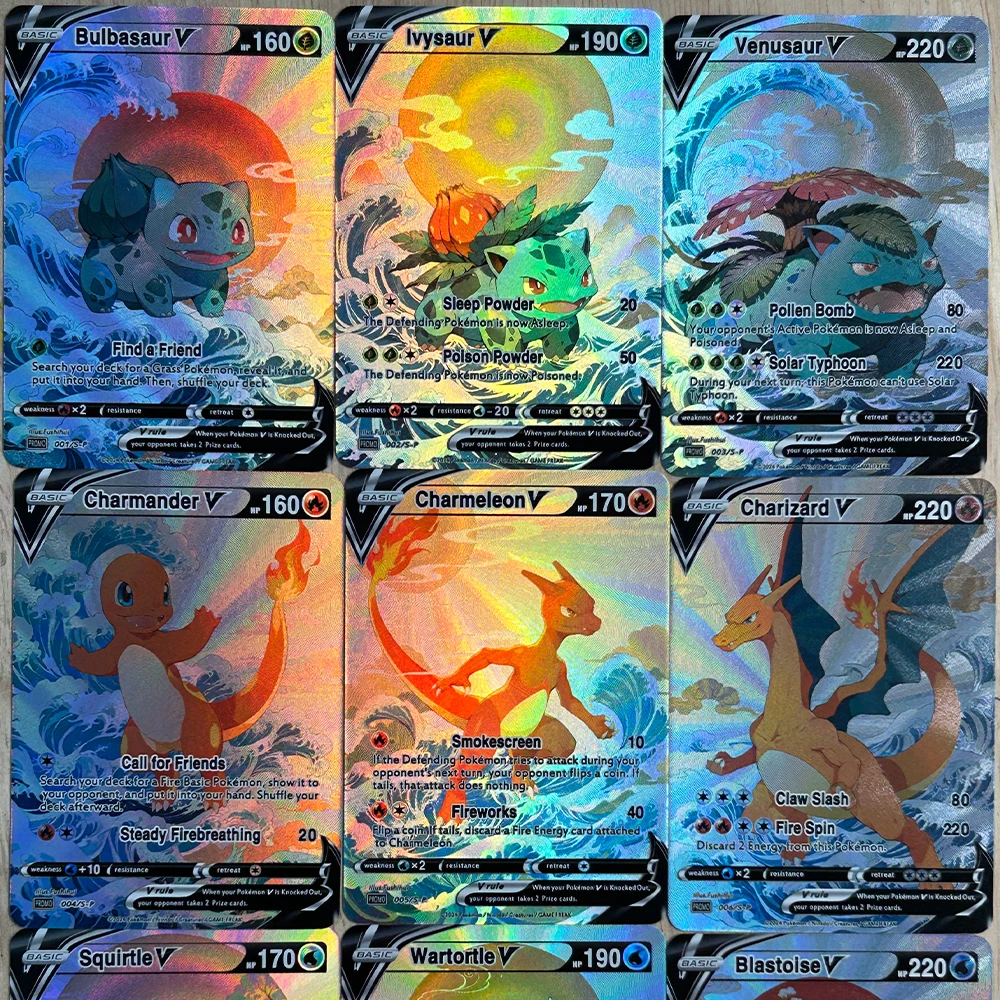 9Pcs/set DIY Anime PTCG Collec - Board Game Is 评论和价格