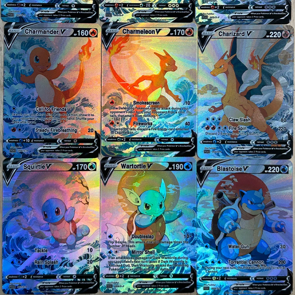 9Pcs/set DIY Anime PTCG Collec - Board Game Is 评论和价格