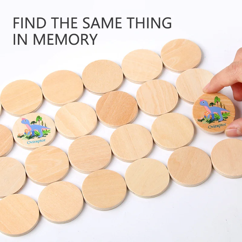 Memory Game Dinosaur Matching  - Board Game Nature 评论和价格