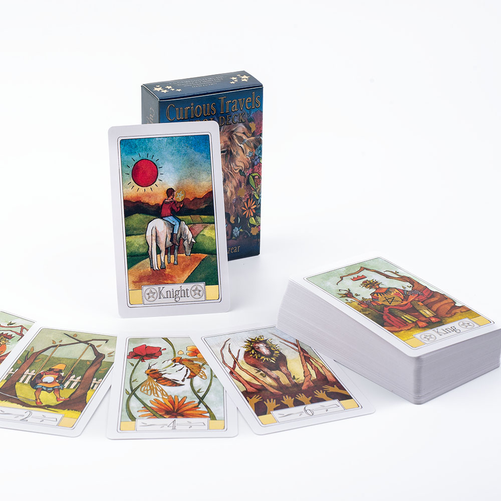 Curious Travels Tarot 10.3*6cm - Board Game Illustrator 评论和价格