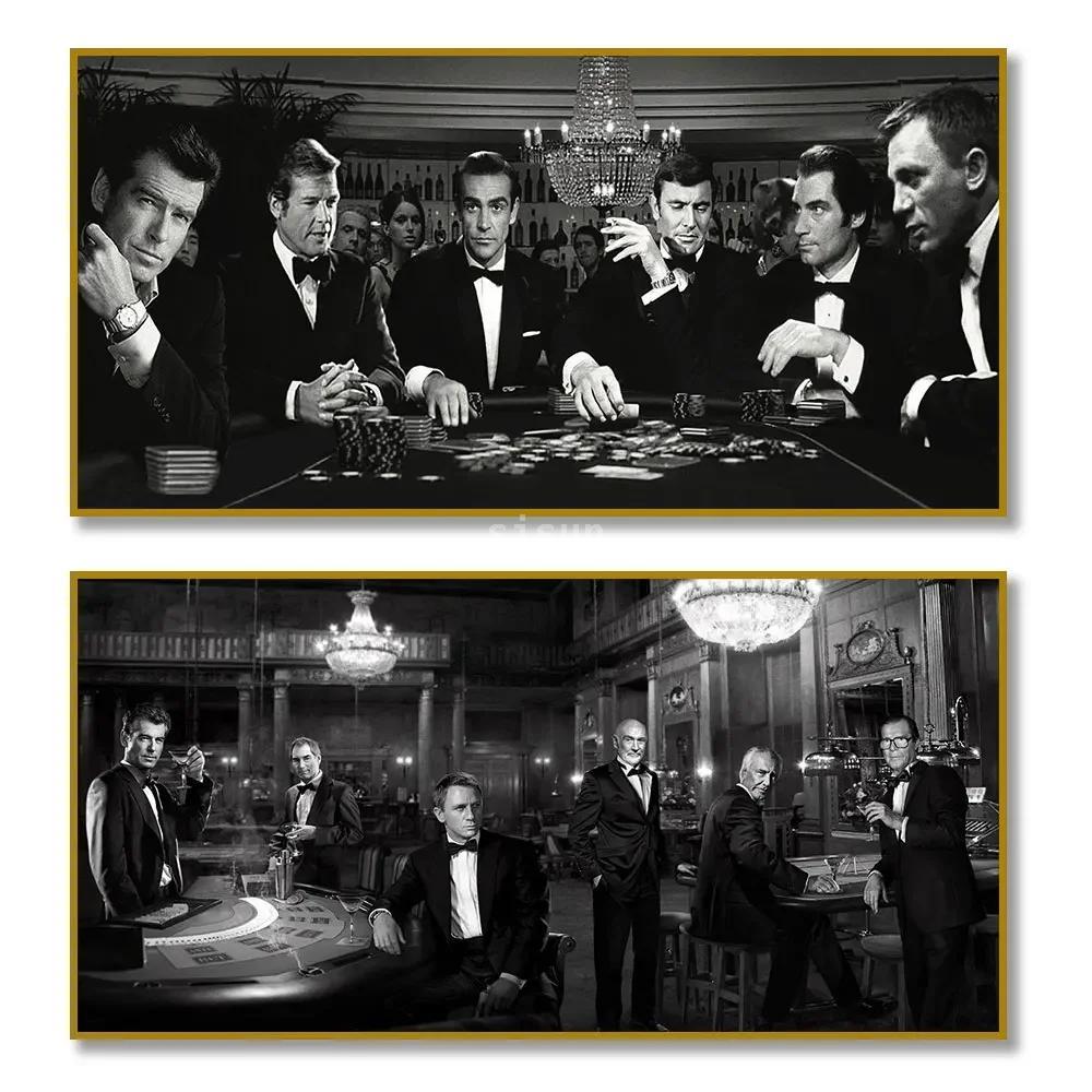 Spy Film Classic Poker Canvas  - Board Game Hotel 评论和价格