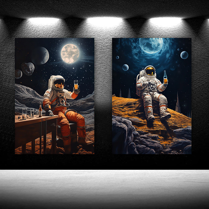 Modern Astronaut Posters Astro - Board Game Hotel 评论和价格