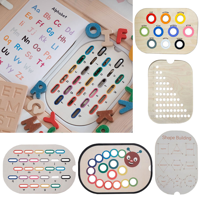 Children Montessori Games Fine - Board Game Nature 评论和价格