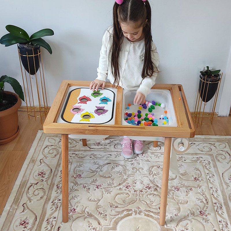 Children Montessori Games Fine - Board Game Nature 评论和价格