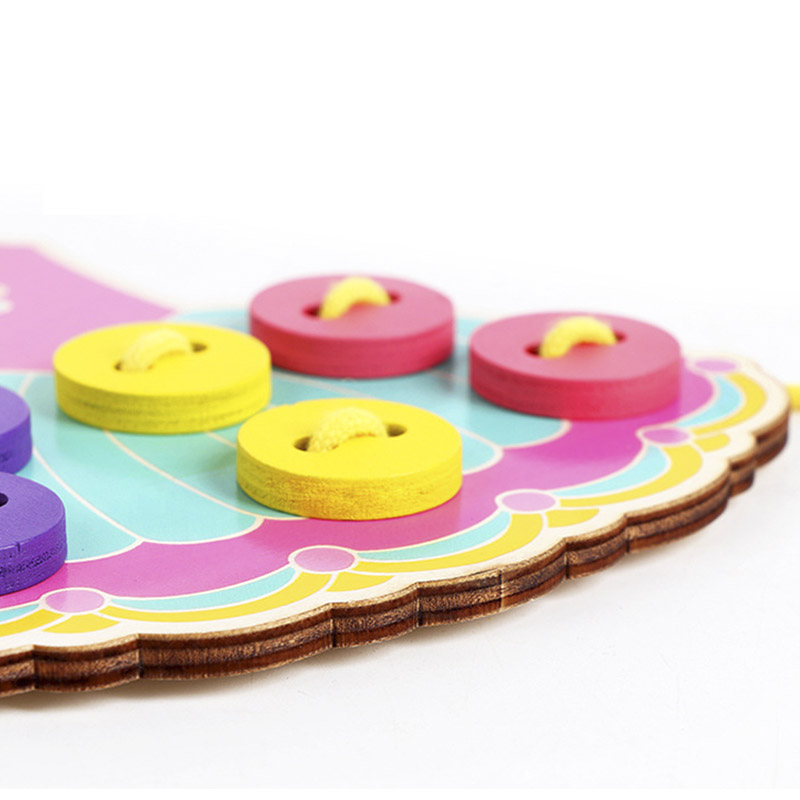 1Set Children's Montessori Lea - Board Game Nature 评论和价格